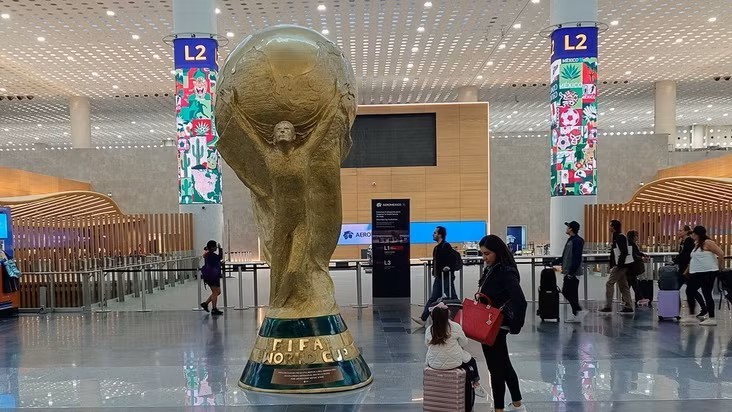 Cúp Vàng World Cup nguyên bản xuất hiện tại Mexico