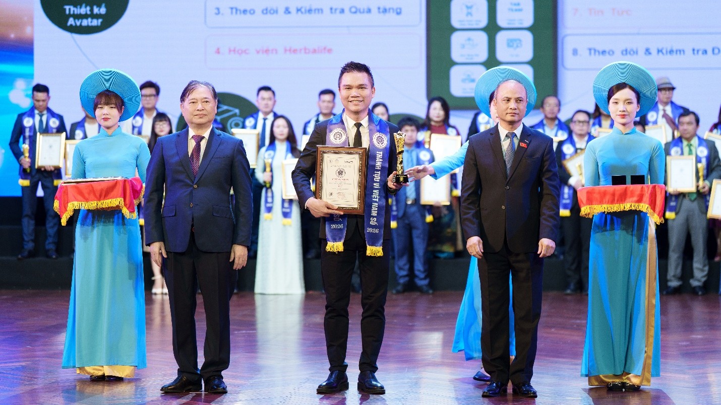 Herbalife Việt Nam đạt giải thưởng 'Dịch vụ Số Xuất sắc' tại Viet Nam I4 Impact Awards” 2026