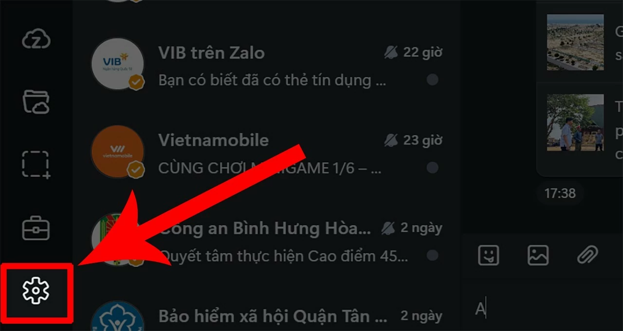 Trước hết, bạn mở ứng dụng Zalo trên máy tính. Trước hết, bạn mở ứng dụng Zalo trên máy tính.