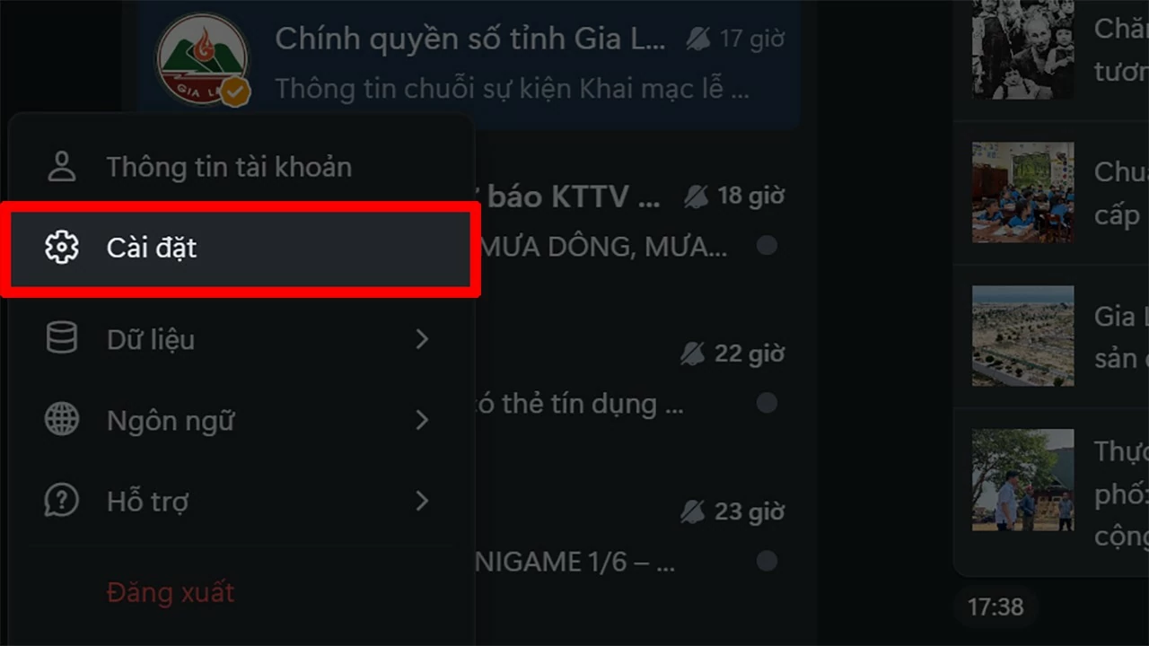 Trong giao diện quản lý, bạn chọn Quản lý dữ liệu. Trong giao diện quản lý, bạn chọn Quản lý dữ liệu.