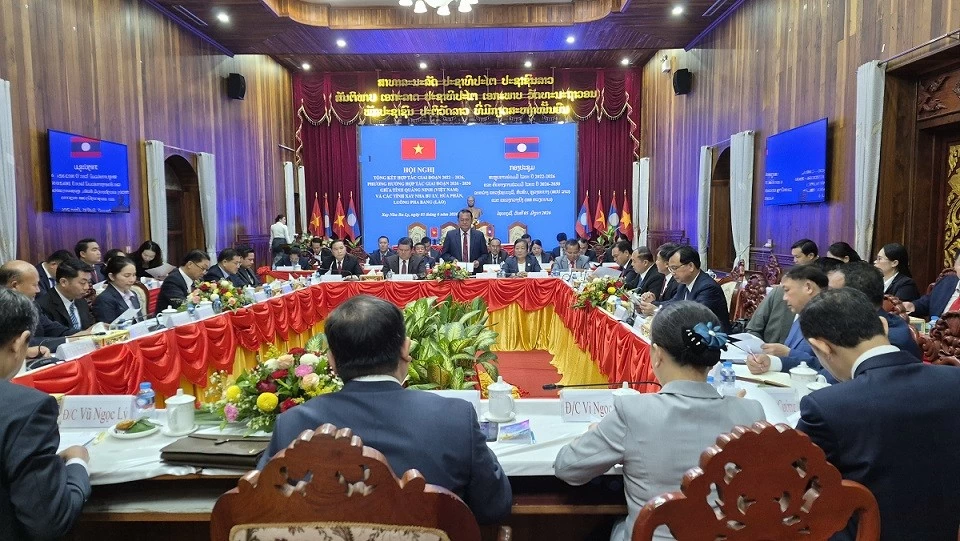 Tổng lãnh sự quán Việt Nam tại Luang Prabang phối hợp tổ chức Hội nghị hợp tác giữa tỉnh Quảng Ninh và ba tỉnh Bắc Lào