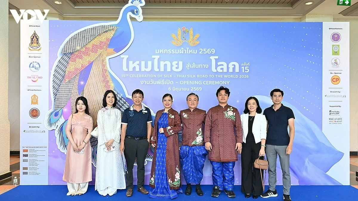 Đoàn Đại sứ quán Việt Nam tại Thái Lan tham dự sự kiện. (Nguồn: VOV)