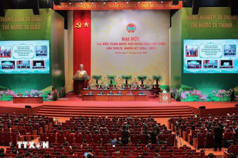 Khai mạc trọng thể Đại hội đại biểu toàn quốc Hội Nông dân Việt Nam lần thứ IX Khai mạc trọng thể Đại hội đại biểu toàn quốc Hội Nông dân Việt Nam lần thứ IX