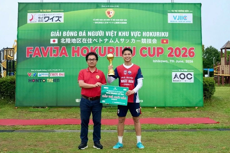 Sôi động giải bóng đá kết nối cộng đồng người Việt tại Nhật Bản Sôi động giải bóng đá kết nối cộng đồng người Việt tại Nhật Bản