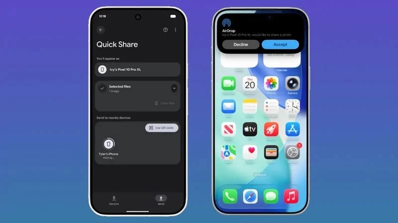 Google mở rộng tính năng QuickShare cho nhiều dòng máy Android hơn.