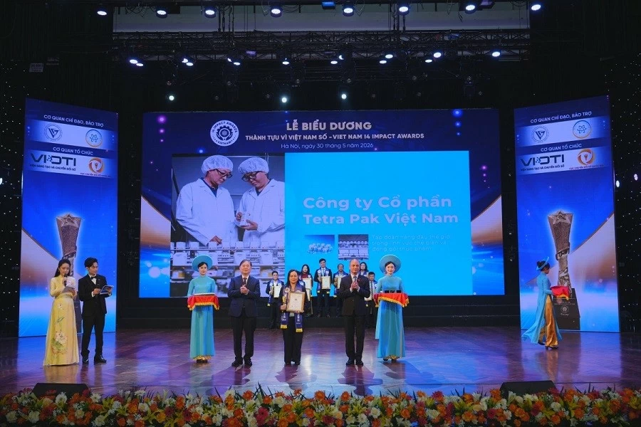 Giải pháp sản xuất thông minh hướng tới tăng trưởng bền vững được vinh danh tại Vietnam I4 Impact Awards 2026 Giải pháp sản xuất thông minh hướng tới tăng trưởng bền vững được vinh danh tại Vietnam I4 Impact Awards 2026