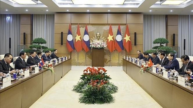 Quốc hội Việt Nam và Lào tích cực phối hợp triển khai các thỏa thuận giữa hai cơ quan lập pháp