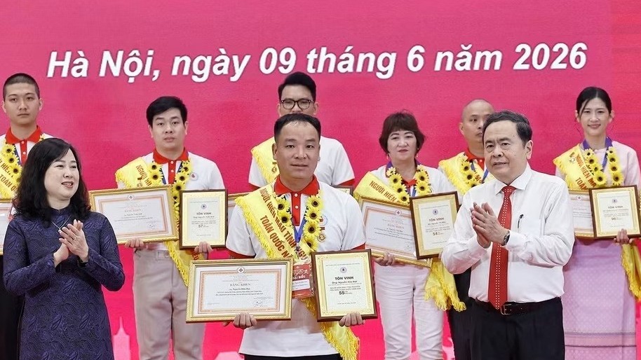 Chủ tịch Quốc hội Trần Thanh Mẫn: Xây dựng chiến lược dài hạn về hiến máu nhân đạo