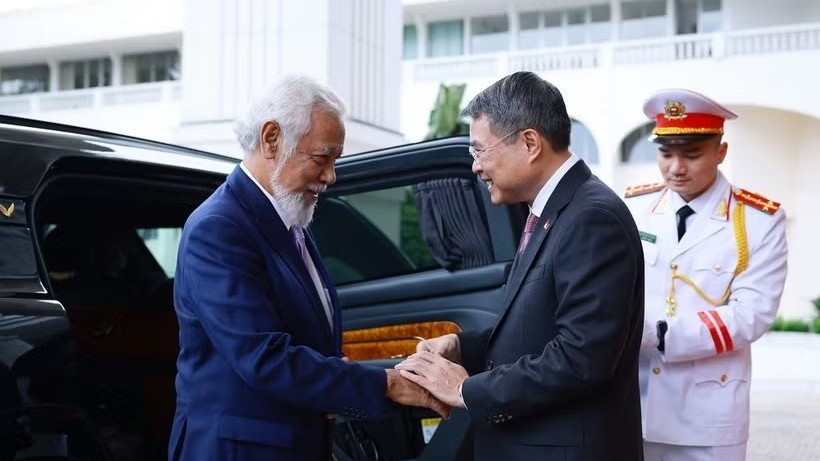 Thủ tướng Chính phủ Lê Minh Hưng chủ trì lễ đón chính thức Thủ tướng Timor-Leste