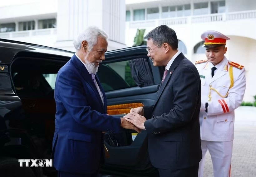Thủ tướng Lê Minh Hưng chủ trì lễ đón chính thức Thủ tướng Timor-Leste