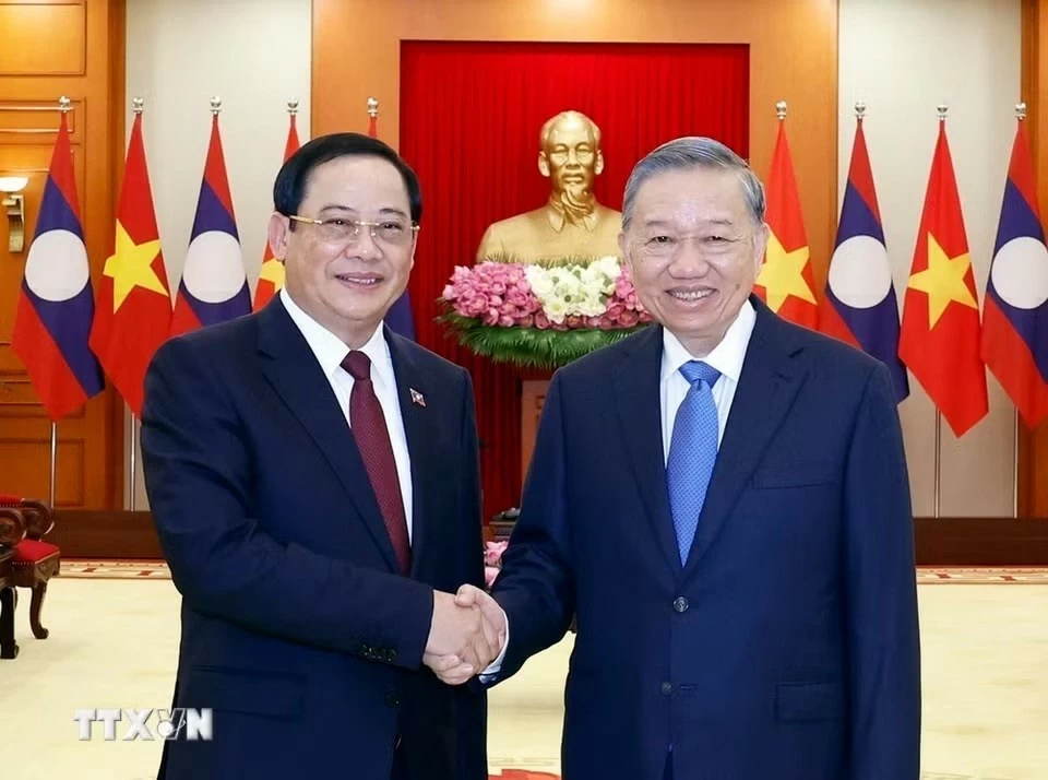 Tổng Bí thư, Chủ tịch nước Tô Lâm tiếp Thủ tướng Lào Sonexay Siphandone