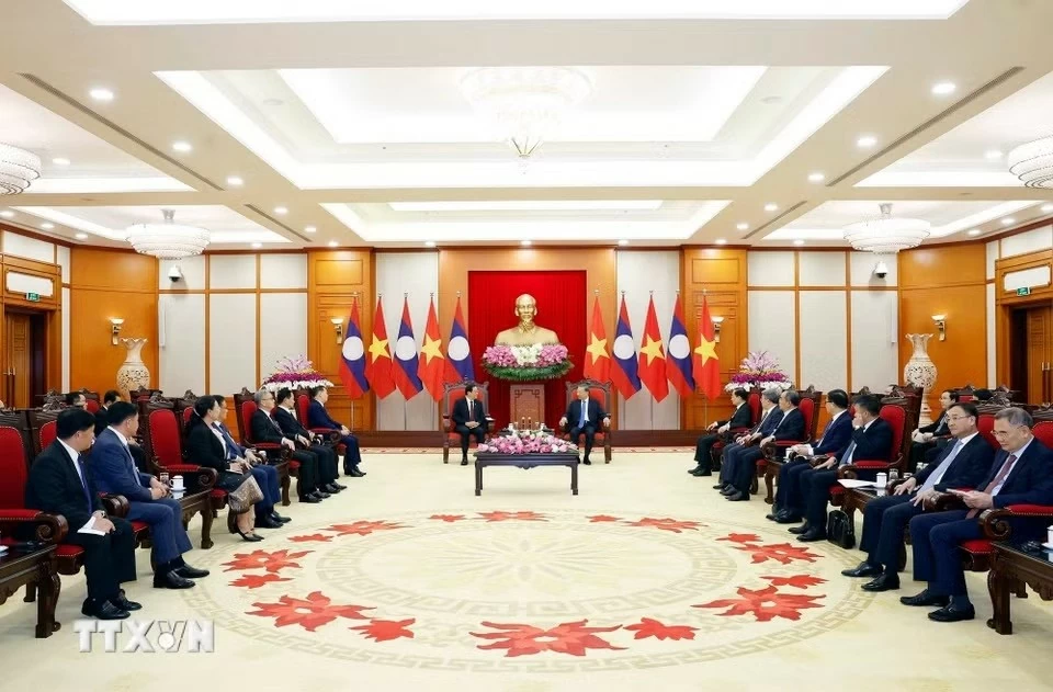 Tổng Bí thư, Chủ tịch nước Tô Lâm tiếp Thủ tướng Lào Sonexay Siphandone
