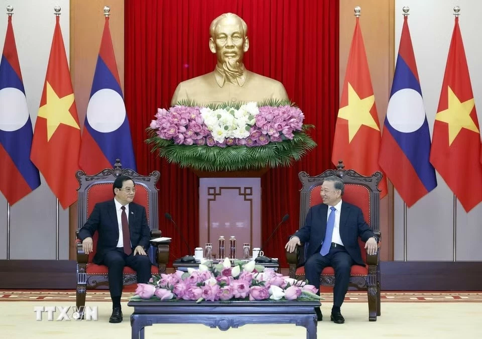 Tổng Bí thư, Chủ tịch nước Tô Lâm tiếp Thủ tướng Lào Sonexay Siphandone