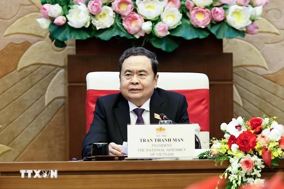 Chủ tịch Quốc hội Trần Thanh Mẫn tiếp lãnh đạo các thành phố ASEAN