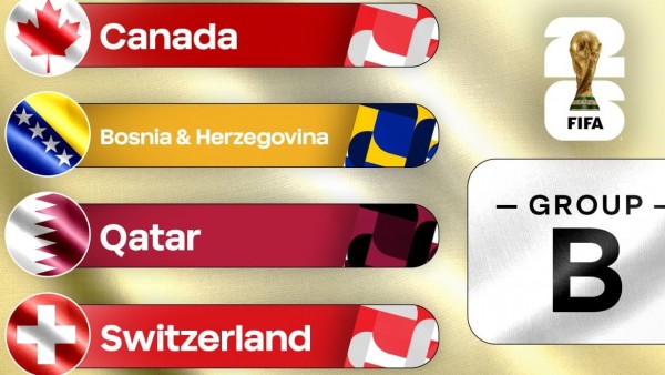 Lịch thi đấu bóng đá bảng B World Cup 2026 mới nhất