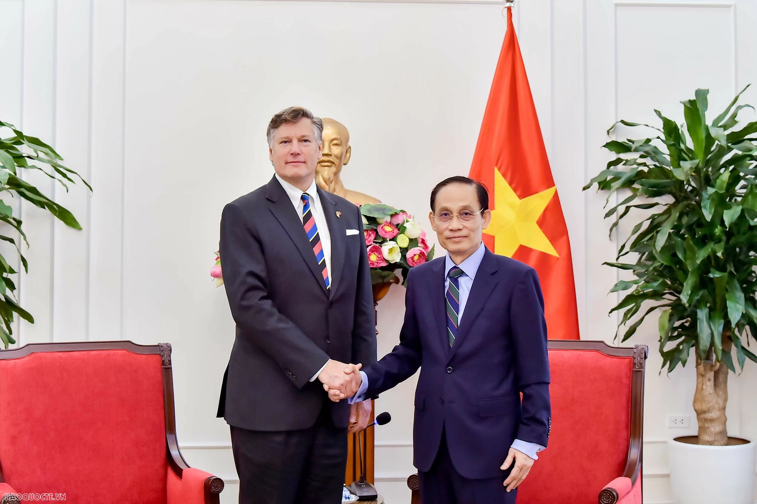 Bộ trưởng Ngoại giao Lê Hoài Trung tiếp Thứ trưởng Ngoại giao Hoa Kỳ