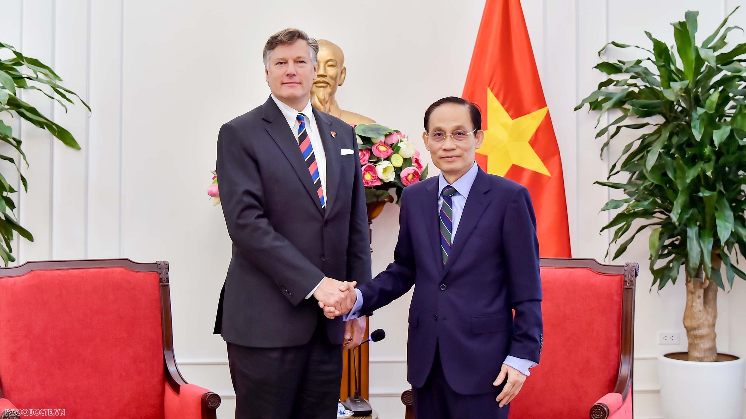 Bộ trưởng Ngoại giao Lê Hoài Trung tiếp Thứ trưởng Ngoại giao Hoa Kỳ