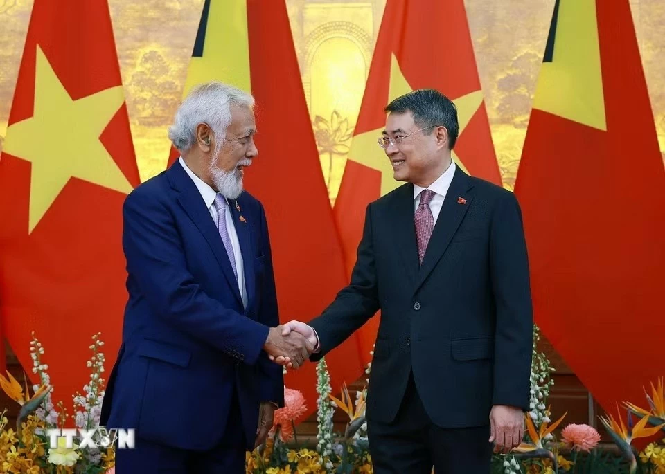 Thủ tướng Chính phủ Lê Minh Hưng hội đàm với Thủ tướng Timor-Leste Thủ tướng Chính phủ Lê Minh Hưng hội đàm với Thủ tướng Timor-Leste