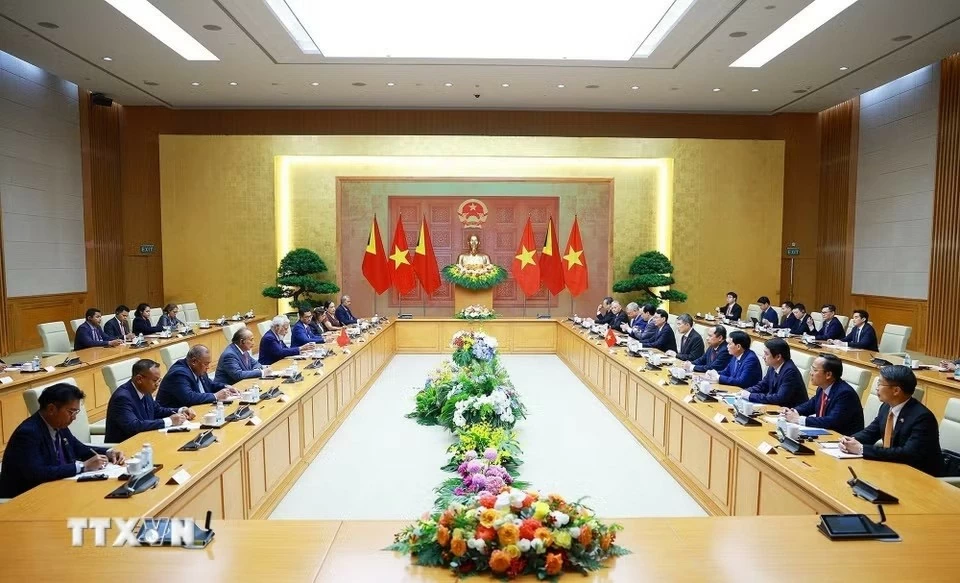 Thủ tướng Chính phủ Lê Minh Hưng hội đàm với Thủ tướng Timor-Leste Thủ tướng Chính phủ Lê Minh Hưng hội đàm với Thủ tướng Timor-Leste