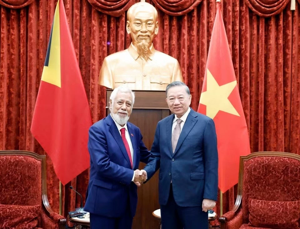 Tổng Bí thư, Chủ tịch nước Tô Lâm tiếp Thủ tướng Timor-Leste