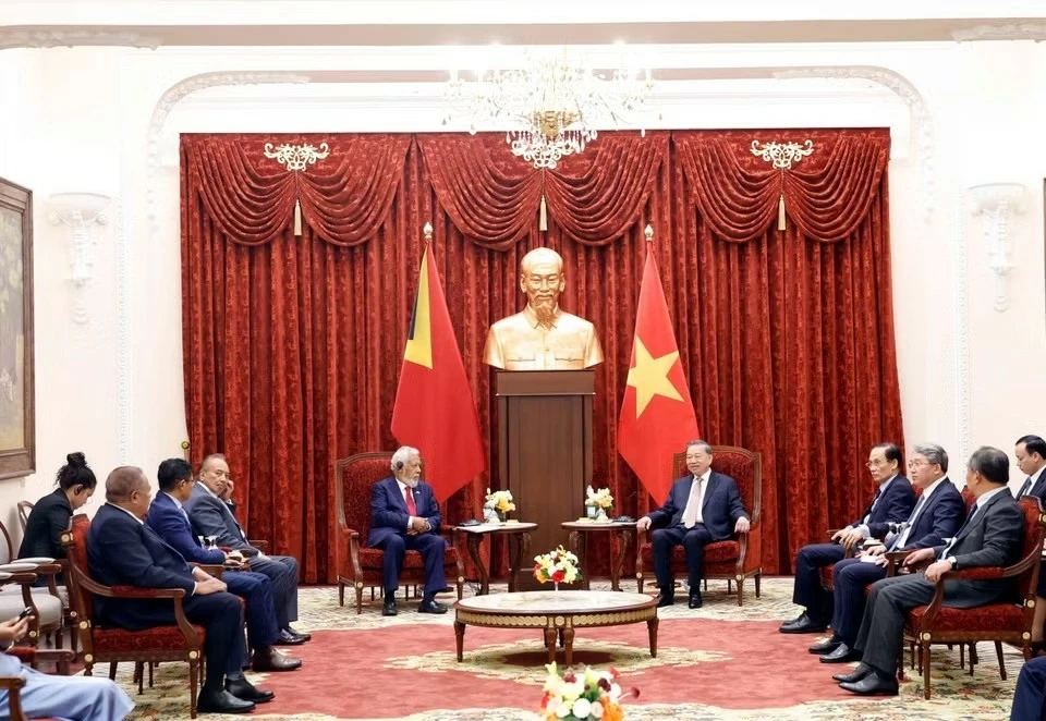Tổng Bí thư, Chủ tịch nước Tô Lâm tiếp Thủ tướng Timor-Leste