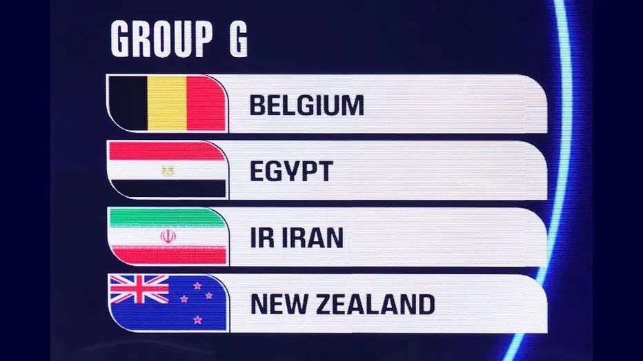 Lịch thi đấu bóng đá bảng G World Cup 2026 mới nhất