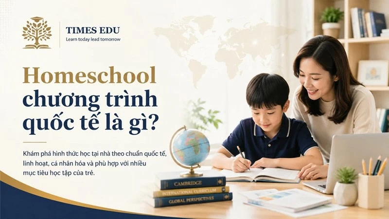 Gia sư homeschool quốc tế: Giải pháp học chương trình quốc tế bài bản cùng Times Edu