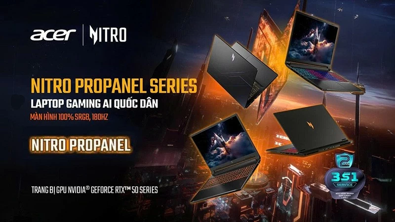 Acer Nitro ProPanel AI mới có đủ sức xóa bỏ định kiến ‘laptop gaming màn hình xấu’?
