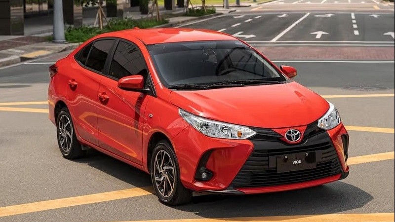 Top 5 xe sedan cỡ B bán chạy nhất tháng 5/2026: Toyota Vios tiếp tục dẫn đầu