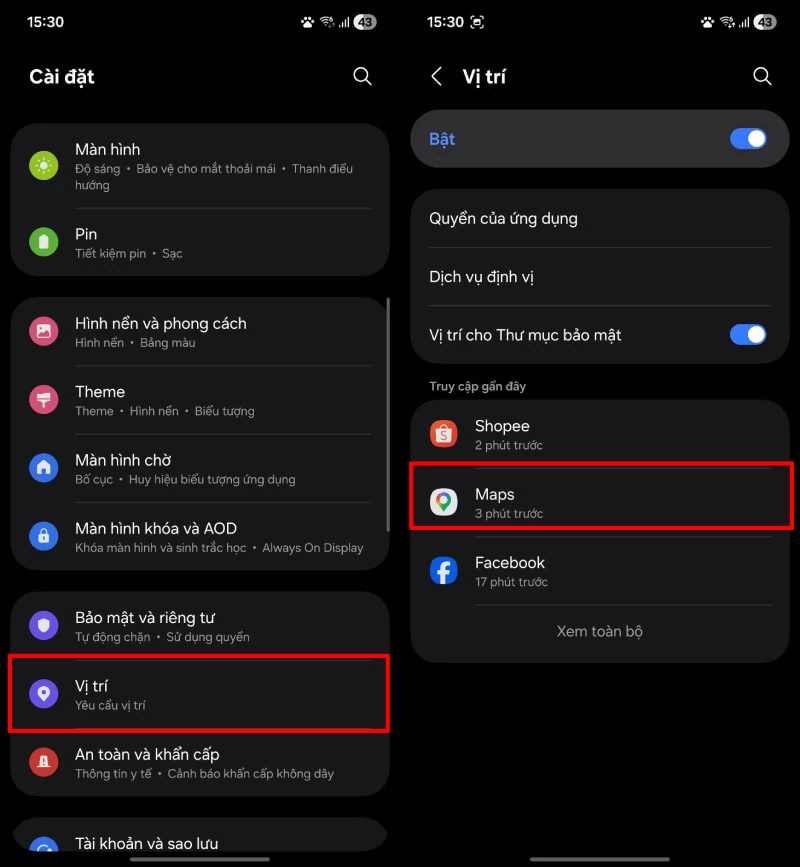 Bạn hãy mở ứng dụng Cài đặt trên điện thoại.