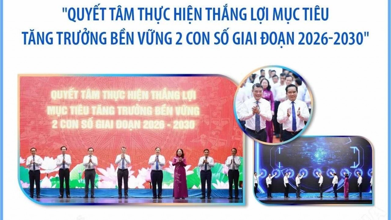Phát động thi đua quyết tâm thực hiện mục tiêu tăng trưởng bền vững 2 con số