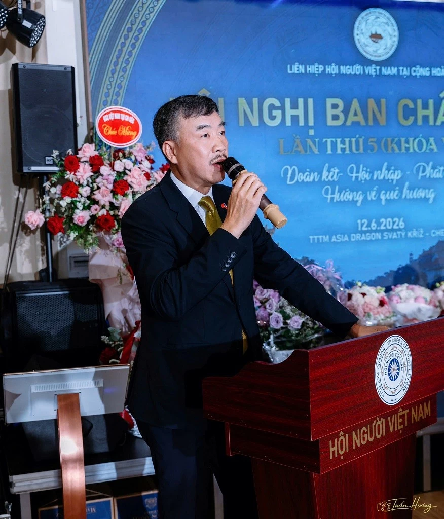 Hội nghị thường niên lần thứ 5 Liên hiệp Hội Người Việt Nam tại Czech: Kết nối cộng đồng, hướng về Tổ quốc và vững bước trong kỷ nguyên số