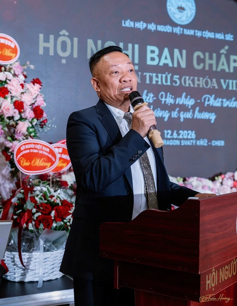 Hội nghị thường niên lần thứ 5 Liên hiệp Hội Người Việt Nam tại Czech: Kết nối cộng đồng, hướng về Tổ quốc và vững bước trong kỷ nguyên số