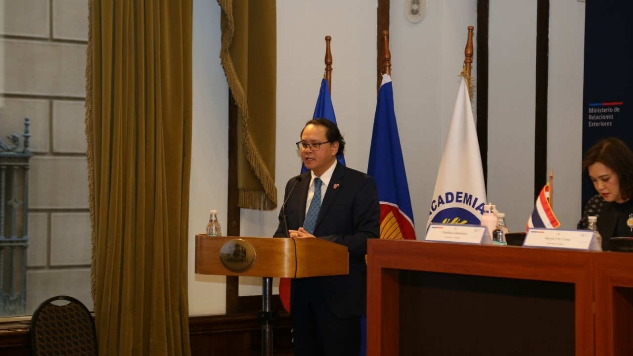 Đại sứ Nguyễn Việt Cường giới thiệu 3 trụ cột Cộng đồng ASEAN và quan hệ Việt Nam-Chile tại Santiago