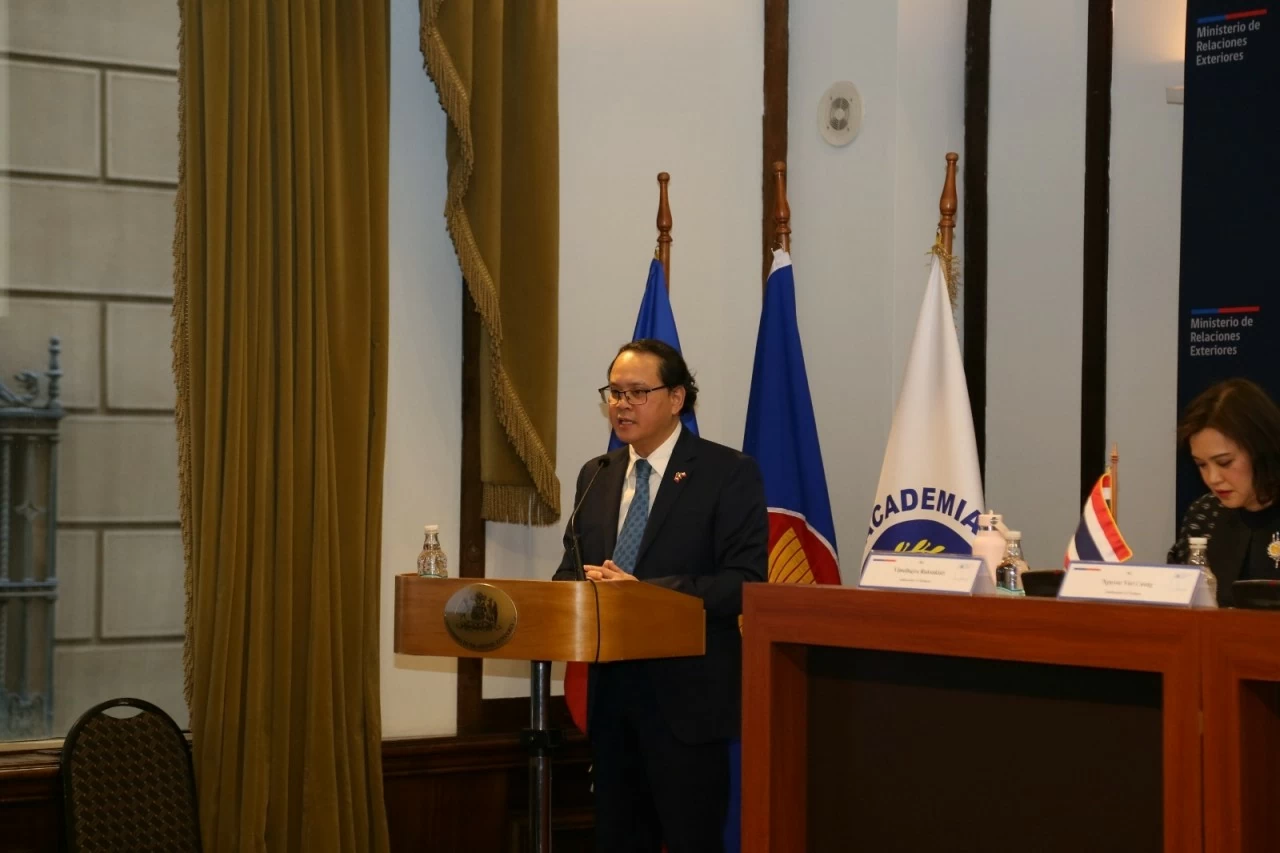 Đại sứ Nguyễn Việt Cường giới thiệu 3 trụ cột Cộng đồng ASEAN và quan hệ Việt Nam-Chile tại Santiago