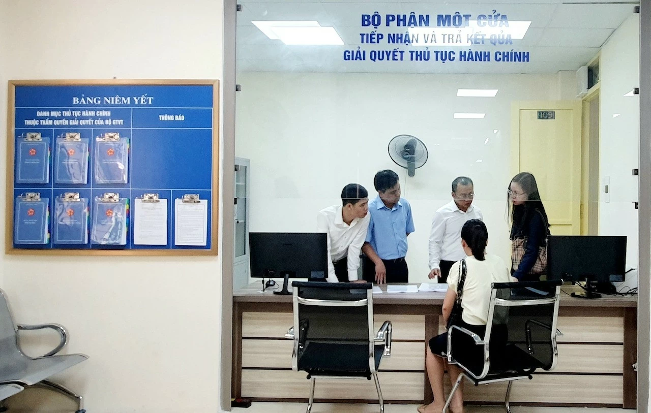 Bộ phận một cửa. (Ảnh: Phan Trang)