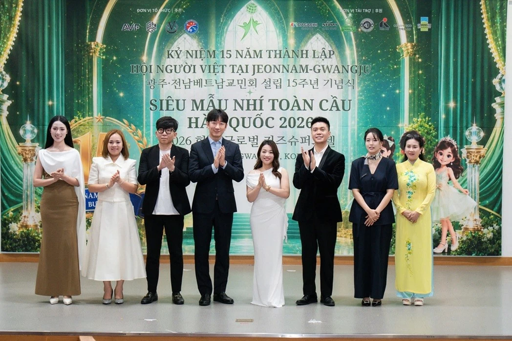 Lễ kỷ niệm 15 năm thành lập Hội người Việt Nam tại Jeonnam - Gwangju và chung kết Siêu mẫu nhí toàn cầu Hàn Quốc 2026
