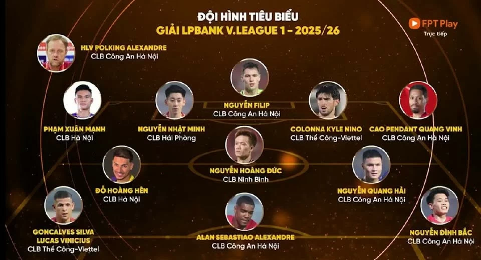 LPBank V.League 1 2025/26: Những cái tên xuất sắc nhất lộ diện
