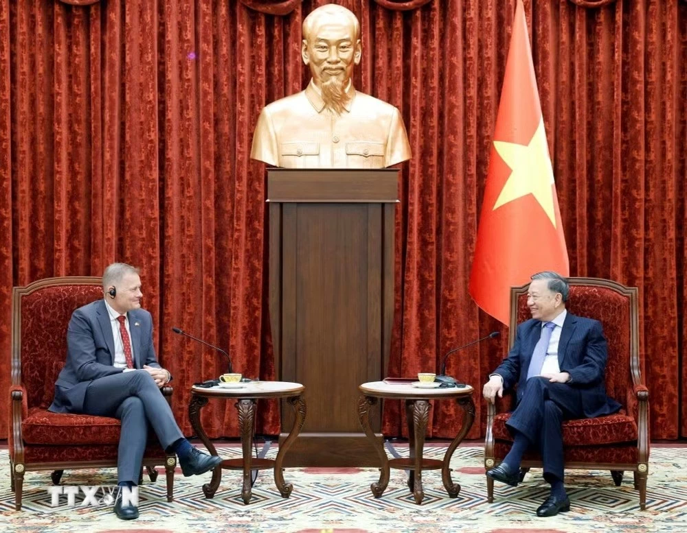 Tổng Bí thư, Chủ tịch nước Tô Lâm tiếp Đại sứ Đan Mạch chào từ biệt