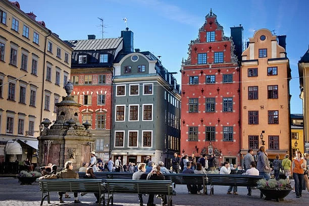 Stortorget – quảng trường chính ở phố cổ Stockholm (Thụy Điển). (Nguồn: Getty Images)