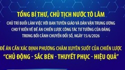 Tổng Bí thư, Chủ tịch nước Tô Lâm cho ý kiến về Đề án Chiến lược công tác tư tưởng của Đảng trong bối cảnh chuyển đổi số