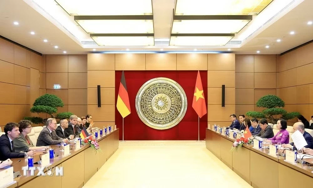 Phó Chủ tịch Quốc hội Nguyễn Thị Thanh hội đàm với Phó Chủ tịch Quốc hội Cộng hòa Liên bang Đức