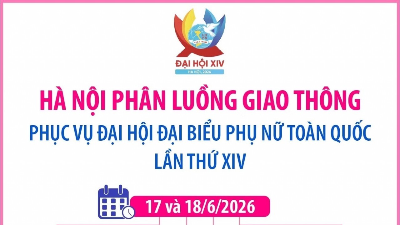 Đại hội đại biểu phụ nữ toàn quốc lần thứ XIV: Lộ trình cấm và hạn chế xe tại Hà Nội ngày 17-18/6