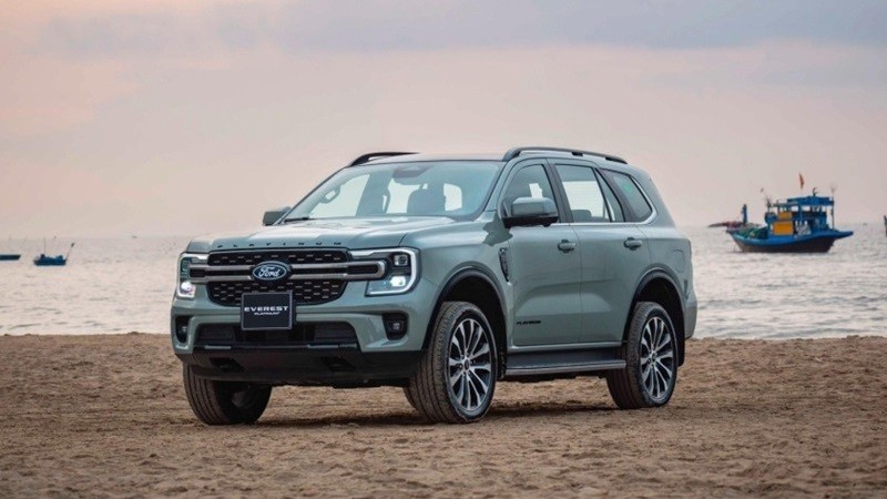 Top 5 xe SUV hạng D bán chạy nhất tháng 5/2026: Ford Everest tiếp tục dẫn đầu