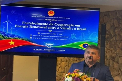 Việt Nam - Brazil tăng cường hợp tác trong lĩnh vực năng lượng tái tạo