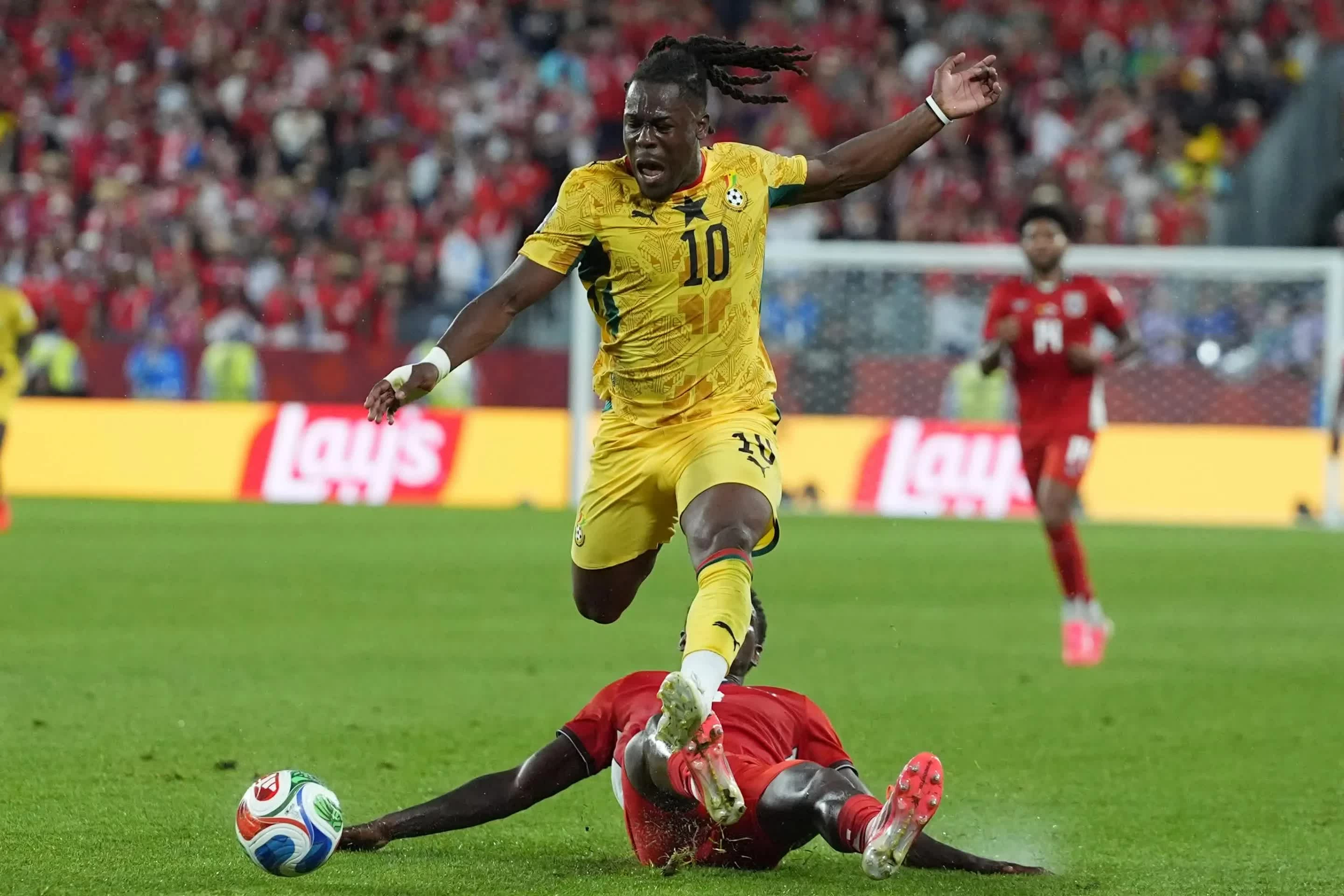 Ghana và Panama duy trì thế trận cân bằng trong hầu hết cả trận