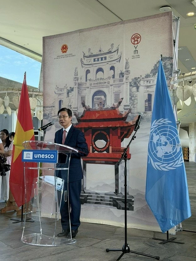 Lan tỏa giá trị Văn Miếu - Quốc Tử Giám và văn hóa, di sản Việt Nam tại trụ sở UNESCO