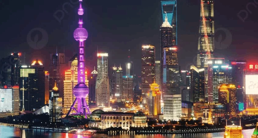 Đường chân trời nổi tiếng của Thượng Hải với khu tài chính Lujiazui. Thành phố là một trong những skyline mang tính biểu tượng nhất toàn cầu. (Nguồn: PngTree)