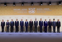 Thủ tướng Lê Minh Hưng dự phiên toàn thể Hội nghị cấp cao Kỷ niệm 35 năm quan hệ ASEAN - Nga
