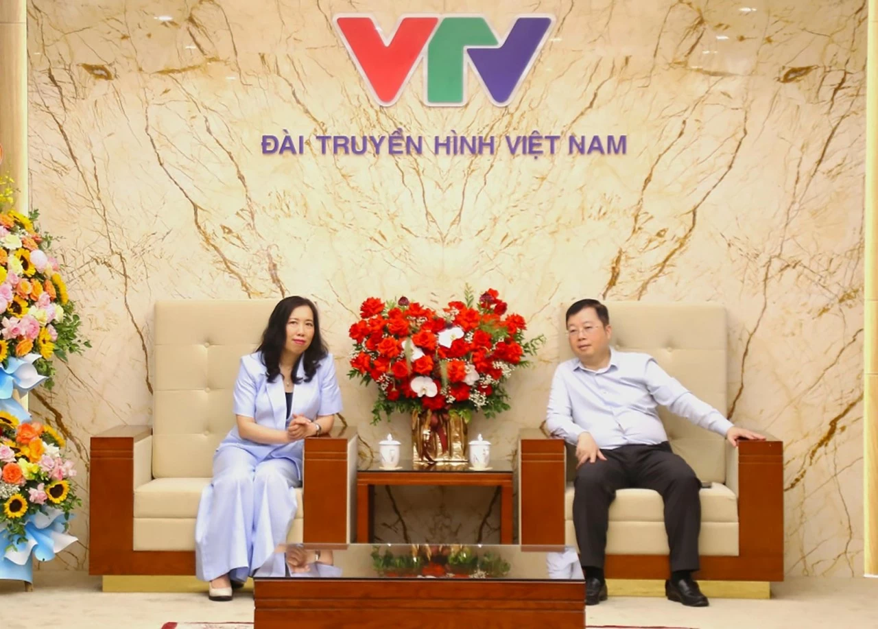 Tại buổi gặp mặt với lãnh đạo, cán bộ Đài Truyền hình Việt Nam, Tổng Giám đốc VTV Nguyễn Thanh Lâm cùng đại diện lãnh đạo Đài đã trao đổi với đoàn công tác về sự phối hợp giữa các cơ quan trong việc triển khai nhiệm vụ thông tin, tuyên truyền phục vụ các hoạt động đối ngoại của đất nước.